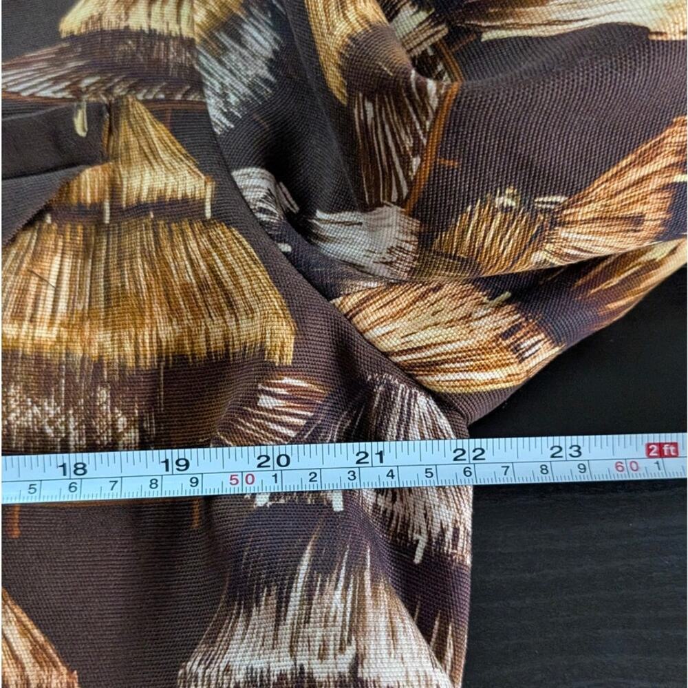 Farm Rio Shuhu Brown Cutout Single-breasted Long Sleeve Blazer Jacket, size L - Picture 8 of 13